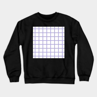 Retro style lilac check Crewneck Sweatshirt